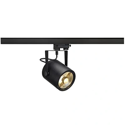 Afbeelding van SLV EURO SPOT 230V railsysteem lamp GU10 Zwart
