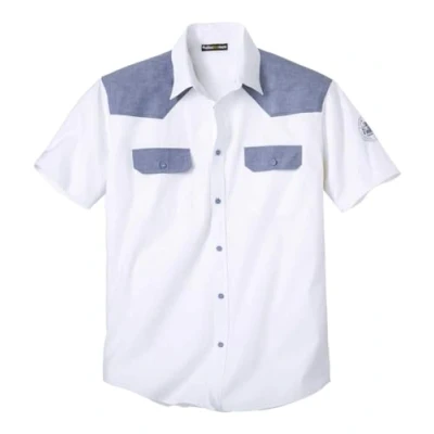 Afbeelding van Atlas for Men Popeline overhemd Palm Coast Heren Verkrijgbaar in grote maten 5XL