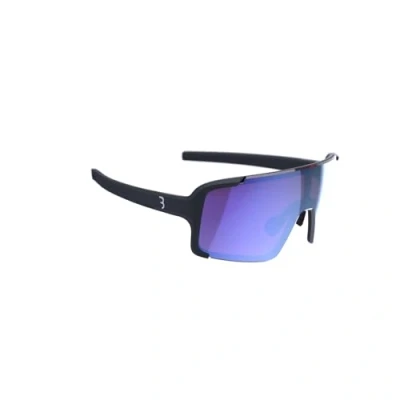 Afbeelding van BBB Cycling Chester FLUX Fietsbril Heren en Dames Hoog Contrast Sportbril Wielrenbril Met Lens Anti Condens Glanzend Zwart Blauw BSG 74