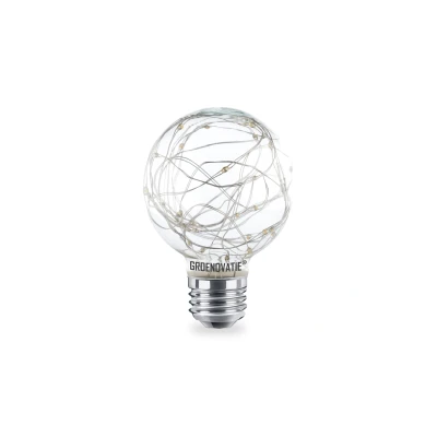 Afbeelding van E27 LED G80 Lamp Lichtslinger 3W Extra Warm Wit