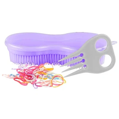 Afbeelding van Imperial Riding Perfection Borstel Inclusief Elastiekjes Royal Purple