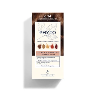 Afbeelding van Phyto Permanent Color Kit 6.34 Haarverf 1pakket
