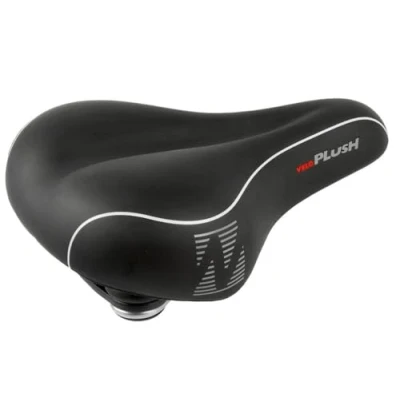 Afbeelding van Velo Zadel Plush Memory Foam Unisex Zwart