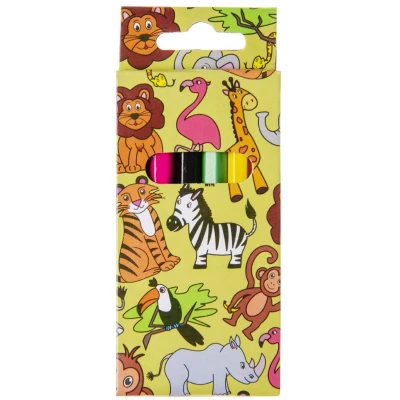 Afbeelding van Jungle Safari dieren kleurpotloodjes per doosje