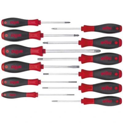 Afbeelding van Wiha schroevendraaierset 12 delig (PH, PZ, SL, TX)