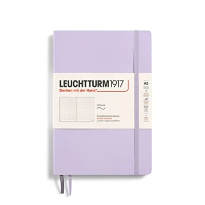 Afbeelding van Leuchtturm1917 A5 Medium Notitieboek dotted Lilac softcover