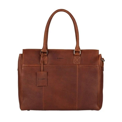 Afbeelding van Burkely Laptoptas, Maat: One Size, Cognac