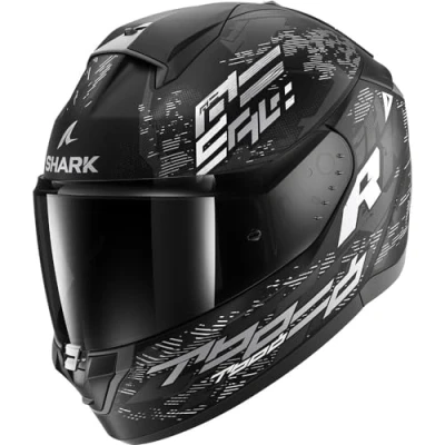 Afbeelding van Shark motorhelm RIDILL 2 MOLOKAI Mat Black White Silver Maat XL