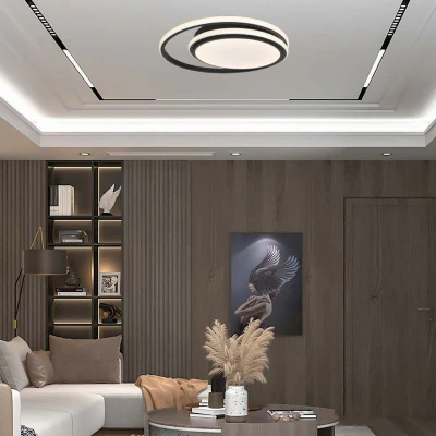 Afbeelding van V TAC VT 7761 B Designer plafondlamp IP20 Zwarte behuizing 38 watt 4050 lumen 4000K