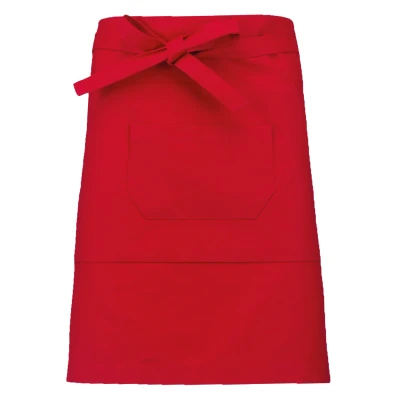 Afbeelding van Schort/Tuniek/Werkblouse Unisex One Size Kariban Red 65% Polyester, 35% Katoen