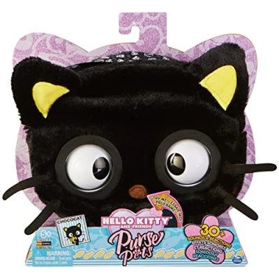 Afbeelding van Purse Pets Chococat Interactieve schoudertas met 30+ geluiden, oogknipperingen, reacties en muziek, vanaf 5 jaar