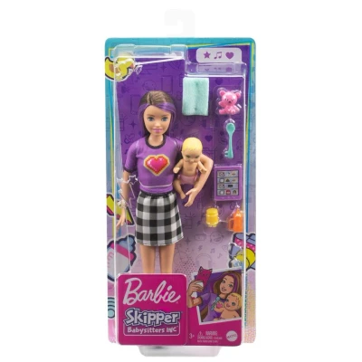 Image de Poupée Barbie Coffret Skipper Baby Sitter