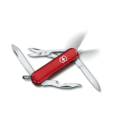 Afbeelding van Victorinox Midnite Manager 0.6366 Zwitsers zakmes Met LED lamp Aantal functies 10 Rood