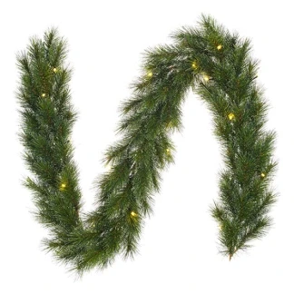 Afbeelding van Black Box Trees Glendon Guirlande met LED Verlichting L180 cm Groen