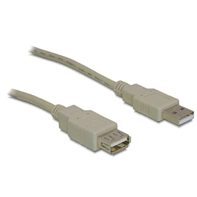 Afbeelding van Delock USB 2.0 A Male naar Female 1.8 m