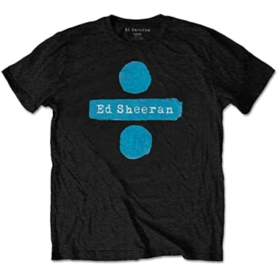 Afbeelding van Ed Sheeran Divide Heren T shirt S Zwart