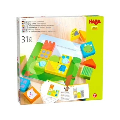 Afbeelding van HABA Legspel Dierlijk vierkant