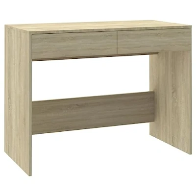 Afbeelding van vidaXL Bureau Sonoma eiken 101x50x76,5 cm bewerkt hout