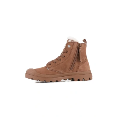Afbeelding van Palladium Pampa Snowboots, Dames, Maat: 39, Raw brown Leer