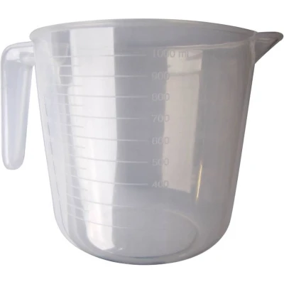 Afbeelding van Maat en doseerbeker 1 liter met maatverdeling