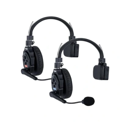 Afbeelding van Rollei Xtalk X2 Intercomhoofdtelefoon, flexibel, ruisonderdrukking, live audio, tot 350 m bereik, 20 uur looptijd (Xtalk X2)