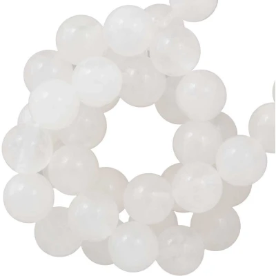 Afbeelding van Witte Jade Kralen (4 mm) 95 stuks