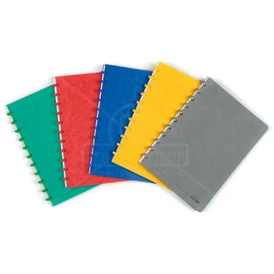 Afbeelding van Atoma Classic schrift, ft A4, 144 bladzijden, geruit 5 mm, geassorteerde kleuren patroonschrift