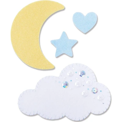 Afbeelding van Sizzix Bigz L Die Moon &amp; Cloud 665963 Olivia Rose (08 22)
