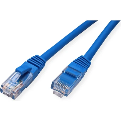 Afbeelding van VALUE UTP Cat.6 (Class E) patchkabel, LS0H, blauw, 0,5 m