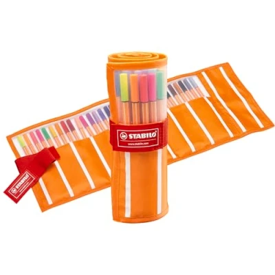Afbeelding van Stabilo Point 88 Fineliner, Rollerset Van 30 Stuks In Geassorteerde Kleuren Fineliner