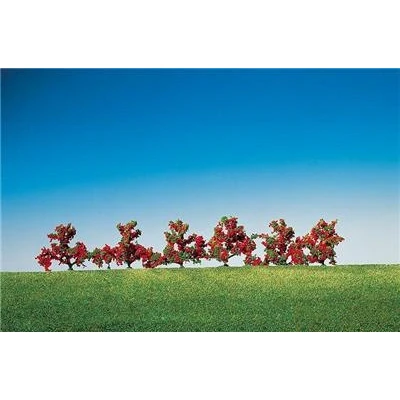 Image de Faller Modélisme accessoires de décor Végétation : 6 buissons à fleurs rouges