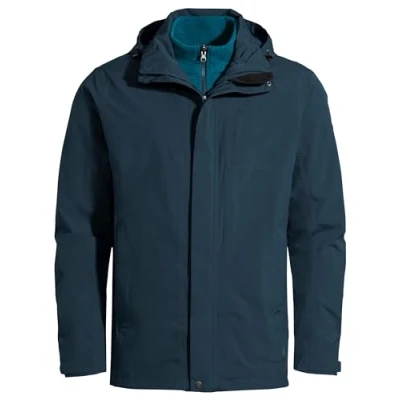 Afbeelding van Vaude Men&#039;s Rosemoor 3in1 Jacket Outdoorjas Heren Blauw Maat XXL