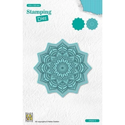 Afbeelding van STAD013 snijmal Nellie Snellen Stamping Die mandala stempel &amp; mandala&#039;s