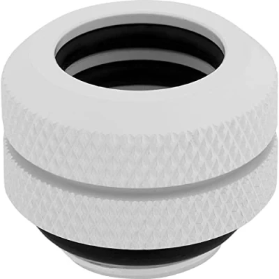 Image de CORSAIR Hydro X Series XF Hardline 12mm OD Fitting Raccord pour système de refroidissement par liquide blanc (pack 4)