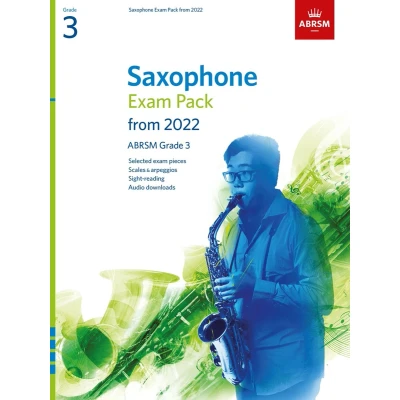 Afbeelding van ABRSM Exam Pieces Saxophone Pack from 2022, Grade 3