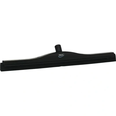 Afbeelding van Vikan Vloertrekkers Met Vaste Nek Klassieke Vloertrekker Polypropyleen En Zwarte Schuimrubber Cassette 60cm Breed Zwart