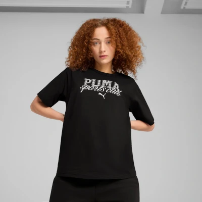 Afbeelding van PUMA CLASS Relaxed Tee Women voor Dames, Zwart, Maat XS