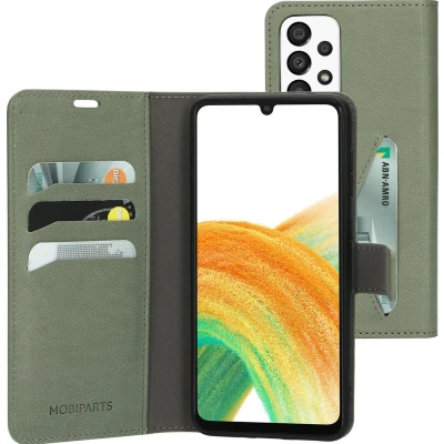 Afbeelding van Mobiparts Classic Wallet Case Samsung Galaxy A33 5G (2022) Stone Green