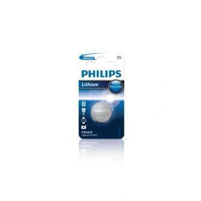 Image de PHILIPS CR1632 MINICELL LITHIUM BATTERY 3V