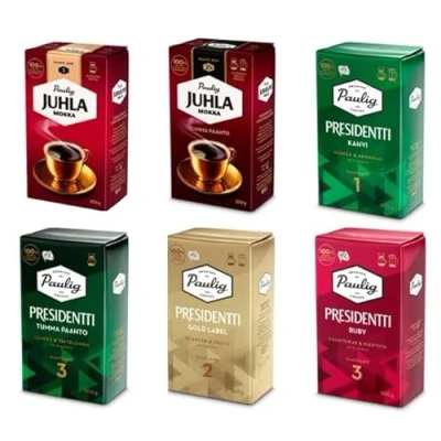 Afbeelding van Koffie Paulig 500 g (10 stuks) kies 10 verpakkingen uit vele geuren