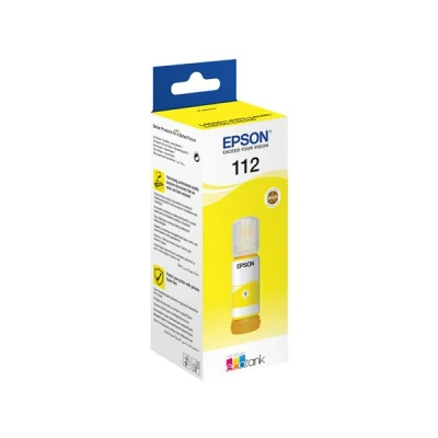 Image de Epson EcoTank 112 70 ml jaune original recharge d&#039;encre pour L11160, L15150, L15160, L6460, L6490, L6550, L6570, L6580; Pro L15180