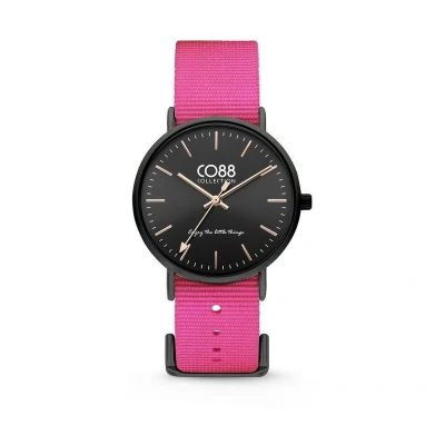 Afbeelding van CO88 Collection 8CW 10020 Horloge Nato Nylon roze 36 mm