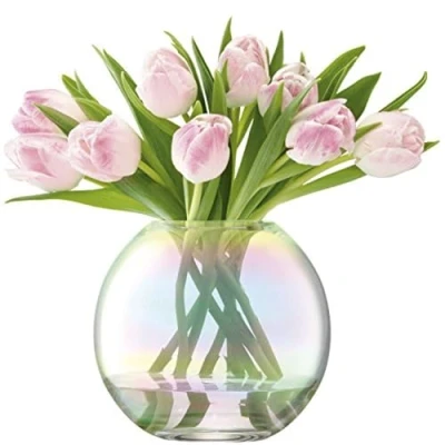 Afbeelding van L.S.A. Pearl Vaas 16 cm Transparent / Glass