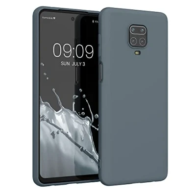 Afbeelding van kwmobile telefoonhoesje geschikt voor Xiaomi Redmi Note 9S / 9 Pro Max Hoesje smartphone Back cover in leisteen