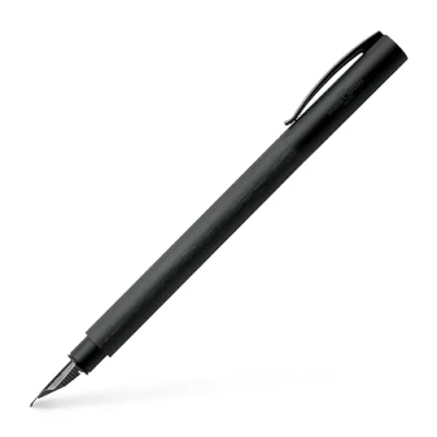 Afbeelding van Faber Castell vulpen Ambition All Black F FC 147151
