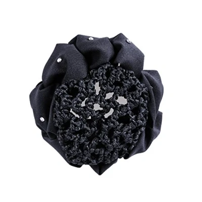Afbeelding van Haarstrik Flower zwart