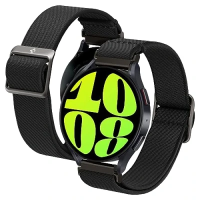 Afbeelding van Spigen Fit Lite Universeel 20mm Armband Zwart