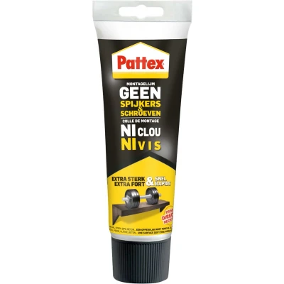 Afbeelding van Pattex Geen Spijkers&amp;Schroeven montagelijm 250 g