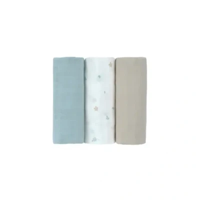 Afbeelding van Lassig Hydrofiele Doeken L 3 Pcs Floral 80 X Cm Multi