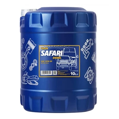 Image de MANNOL Safari 20W 50 API SL/CF Huile de Moteur 10 Litre